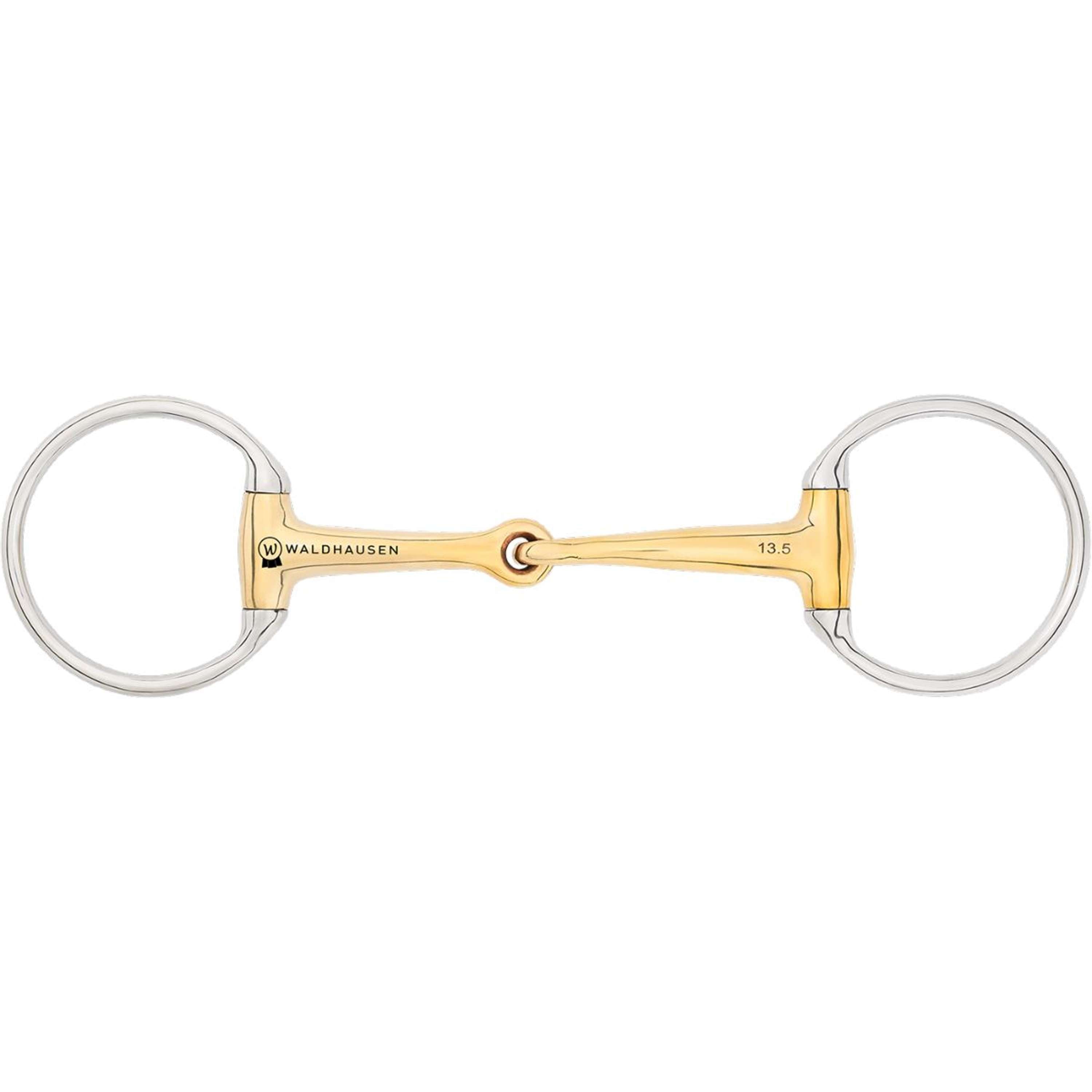 Waldhausen Filetto Cyprium ad Anelli a D 14mm Snaffle Singolo