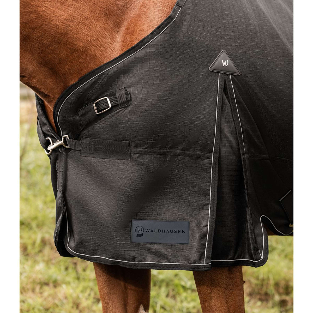 Waldhausen Tappeto da Esterno Scandic Light Nero