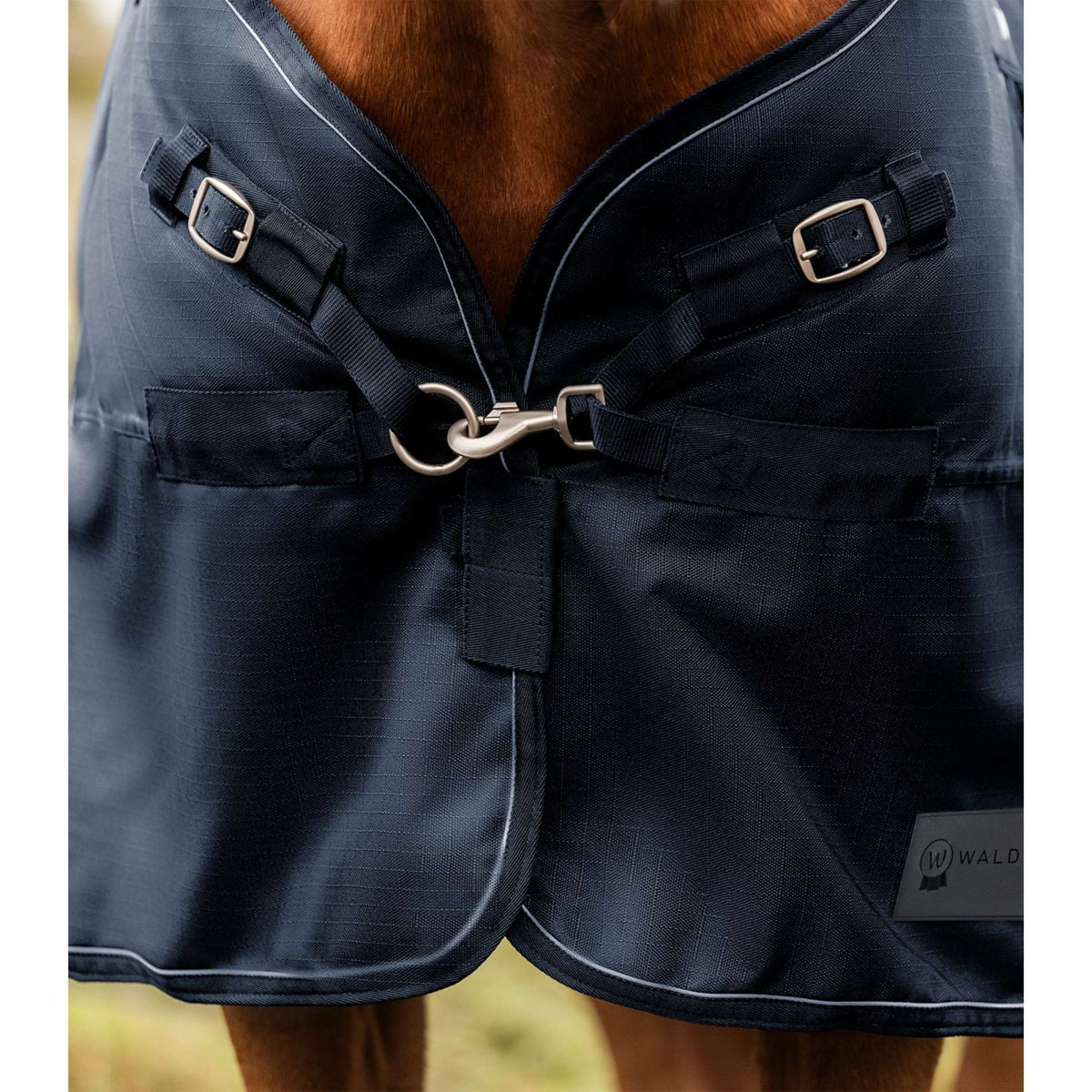 Waldhausen Tappeto da Esterno Scandic High Neck Light Blu notte