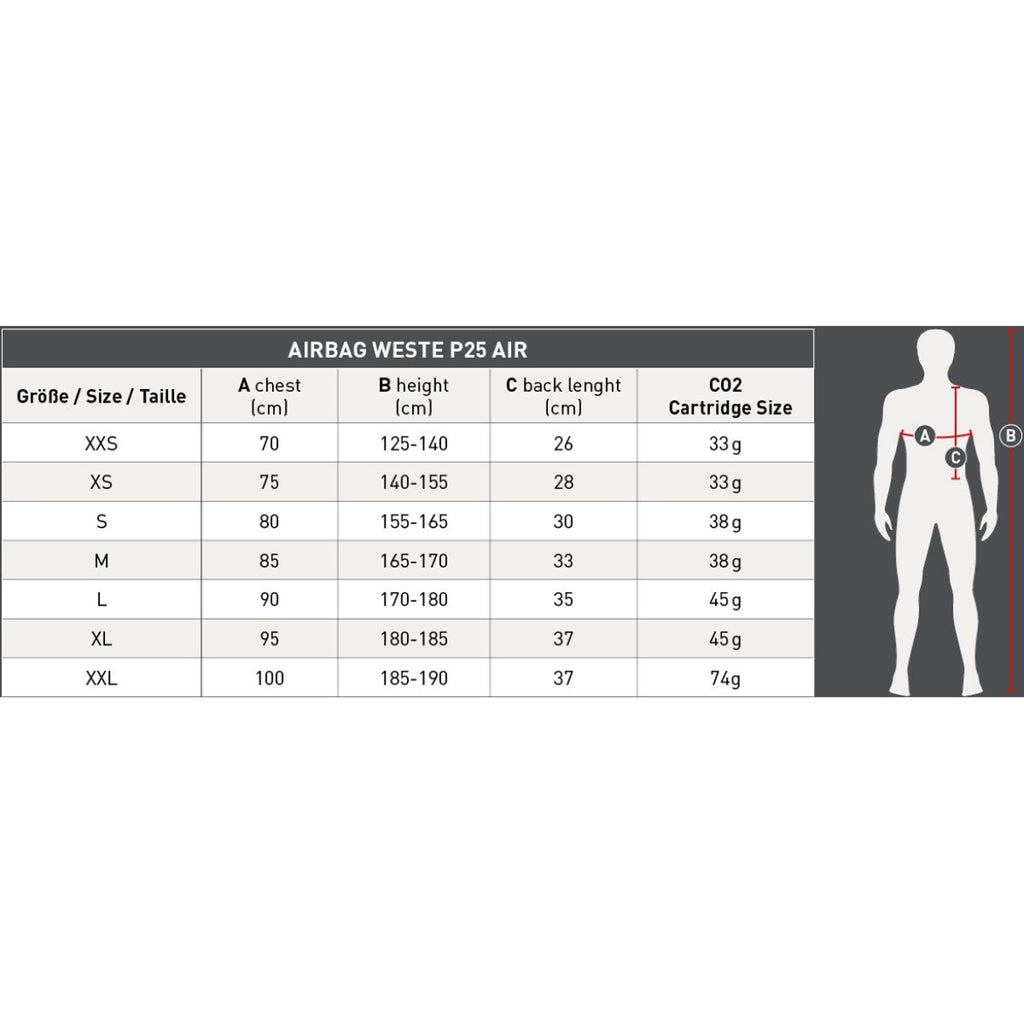 Swing Giubbotto Airbag P25 AIR Nero