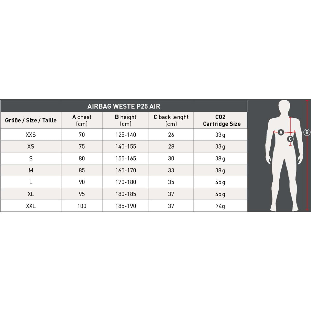 Swing Giubbotto Airbag P25 AIR Nero