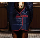 Weatherbeeta Coperta da scuderia Comfitec 210D Channel Quilt Standard Neck 100g Navy/Burgundy