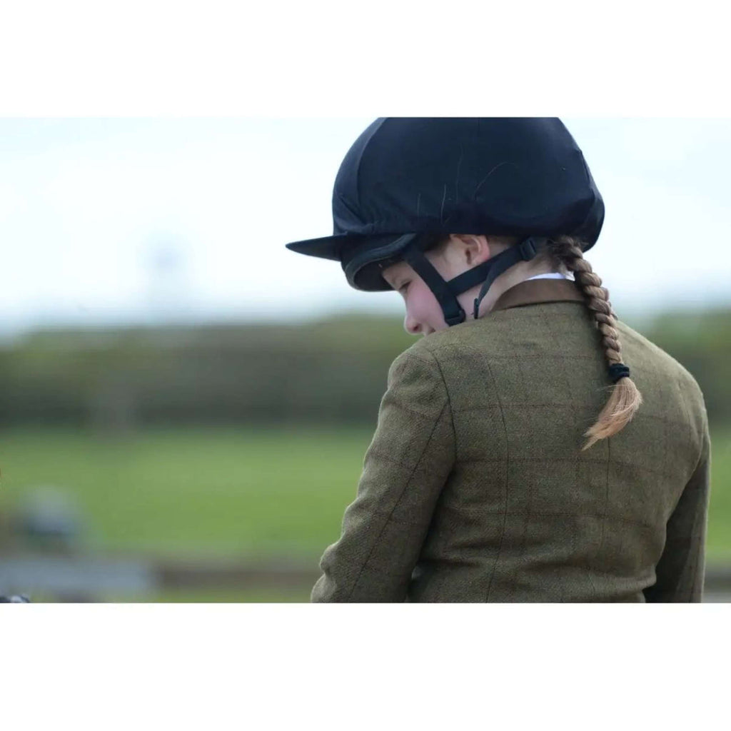 Dublin Giacca da Competizione Albany Tweed Suede Collar Tailored Marrone/Verde