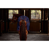 Weatherbeeta Cooler Scrim Standard Neck Navy/Burgundy