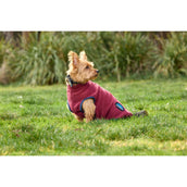 Weatherbeeta Coperta per Cani Comfitec Fleece Zip Borgogna/Marina