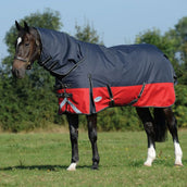 Weatherbeeta Comfitec Plus Dynamic II Detach-A-Neck Medium Nero/Rosso/Argento