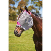 Weatherbeeta Maschera per Mosche Comfitec Deluxe Durable Mesh Grigio/Viola