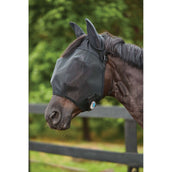 WeatherBeeta Maschera per Mosche ComFiTec Double Dart Deluxe con Orecchie Nero