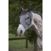 Weatherbeeta Maschera per Mosche Deluxe Stretch Bug Grigio/Nero