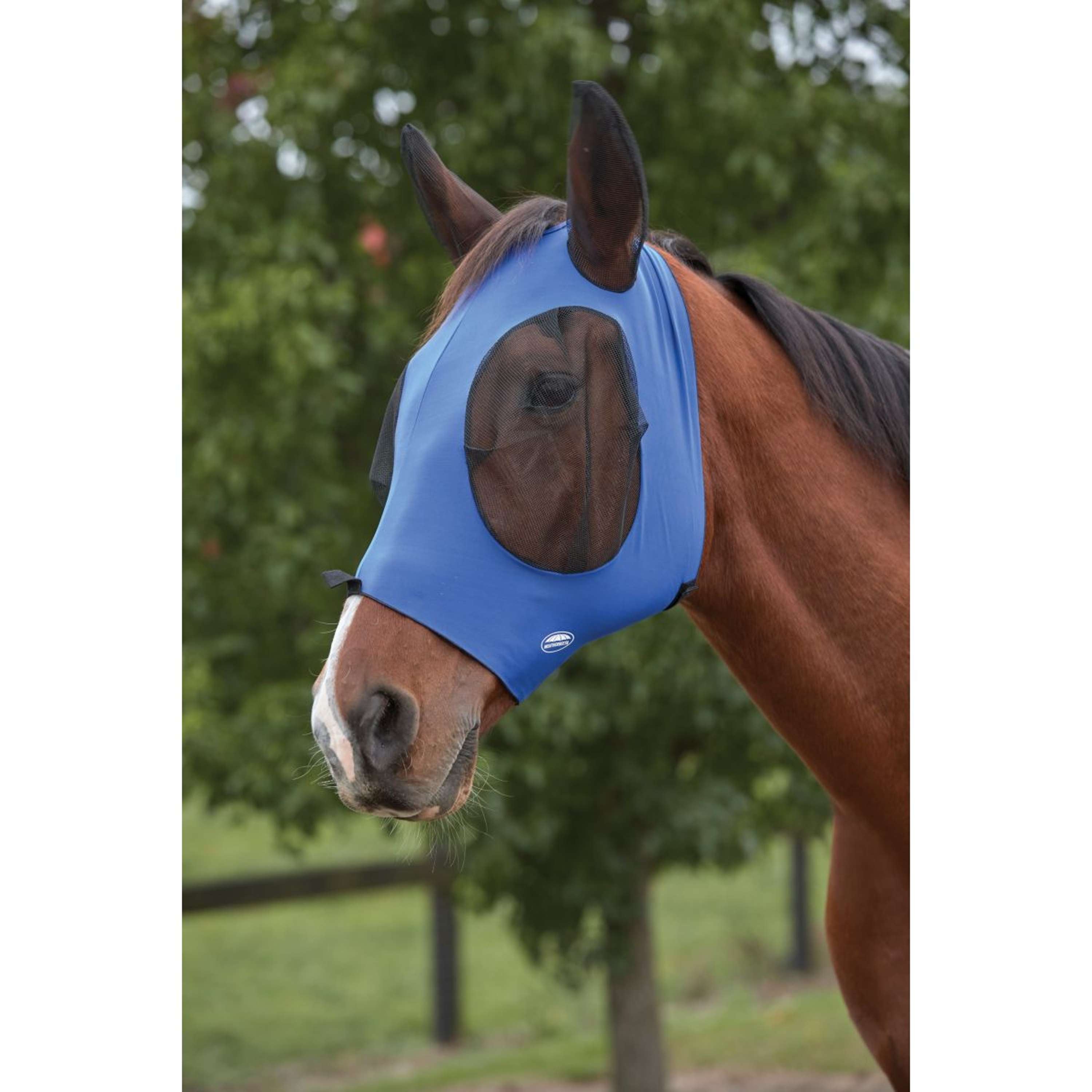 WeatherBeeta Maschera per Mosche Deluxe Stretch Bug Blu reale/nero