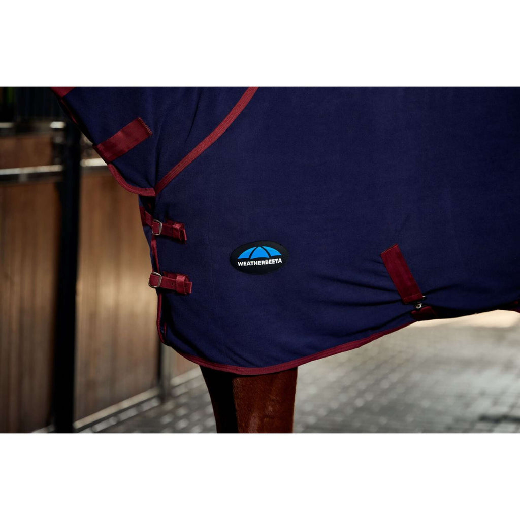 WeatherBeeta Coperta in Pile Anti-Static Cooler Combo Neck Navy/Burgundy