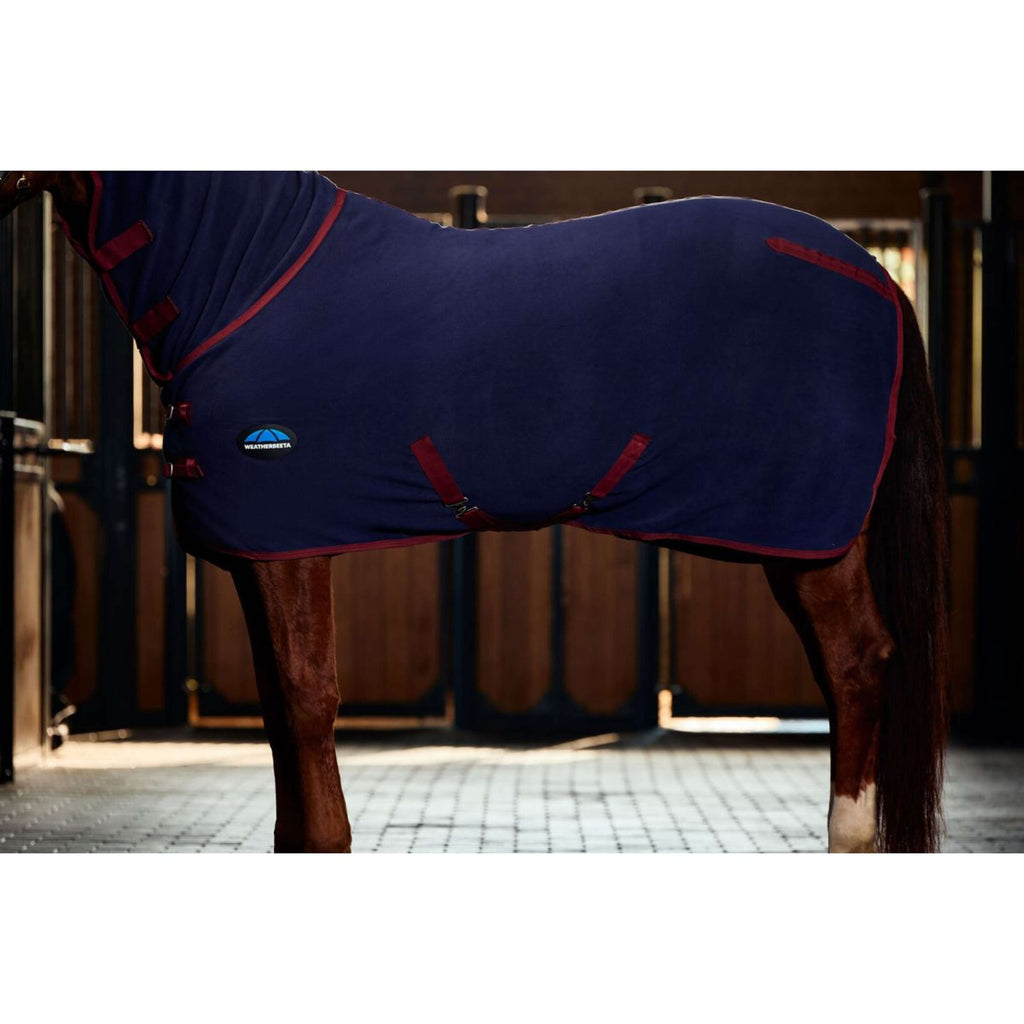 WeatherBeeta Coperta in Pile Anti-Static Cooler Combo Neck Navy/Burgundy