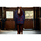 Weatherbeeta Coperta in Pile Anti-Static Cooler Standard Neck Navy/Burgundy