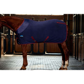 Weatherbeeta Coperta in Pile Anti-Static Cooler Standard Neck Navy/Burgundy