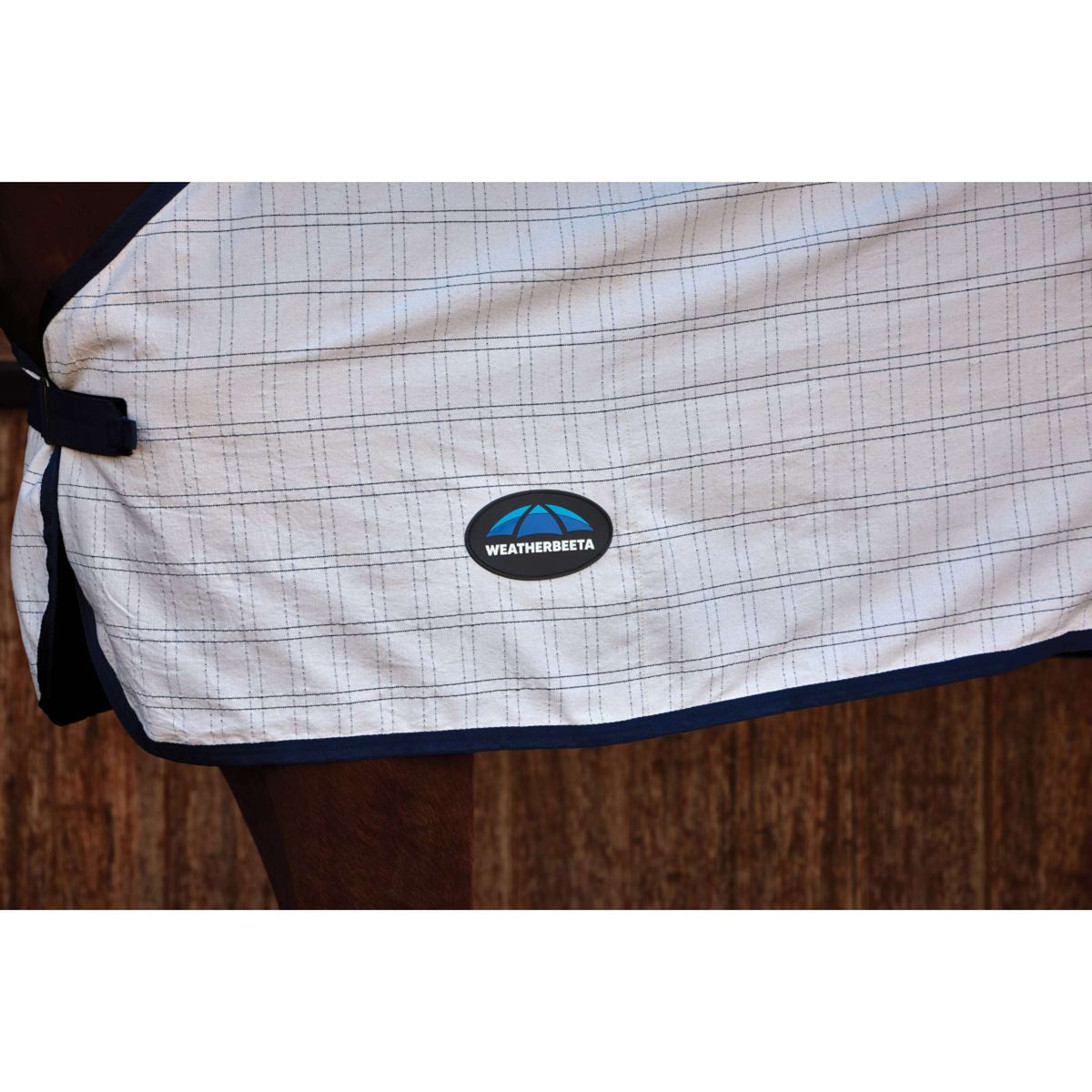 Weatherbeeta Comfitec Cotton Sheet liner Bianco/blu marino