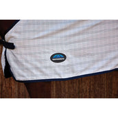 Weatherbeeta Comfitec Cotton Sheet liner Bianco/blu marino