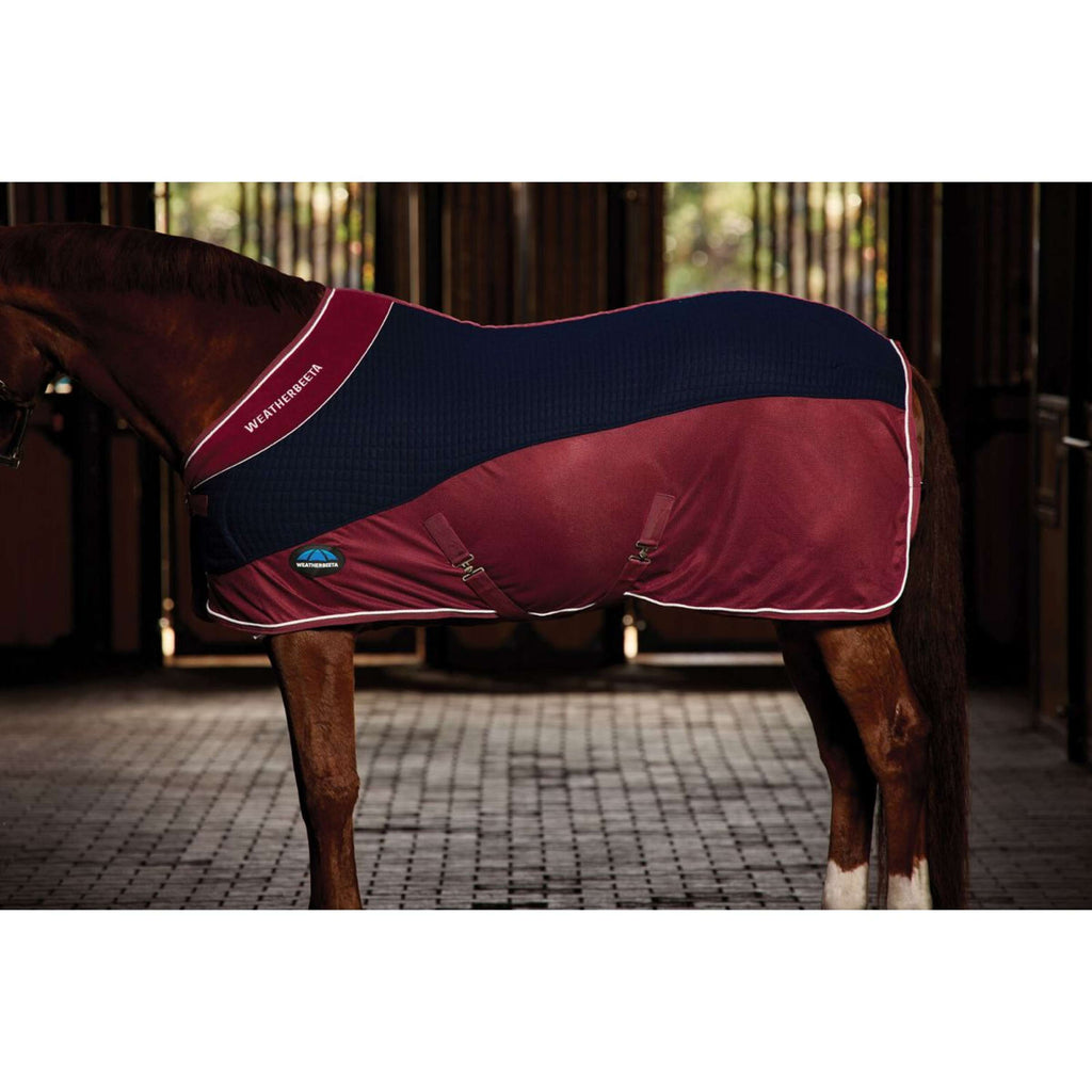 WeatherBeeta Coperta in Pile Thermo-Air Standard Neck Navy/Burgundy