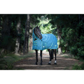 Weatherbeeta Coperta Invernale Green-Tec Heavy 1200D Collo Rimovibile Dragonfly Blue/Bottle Green