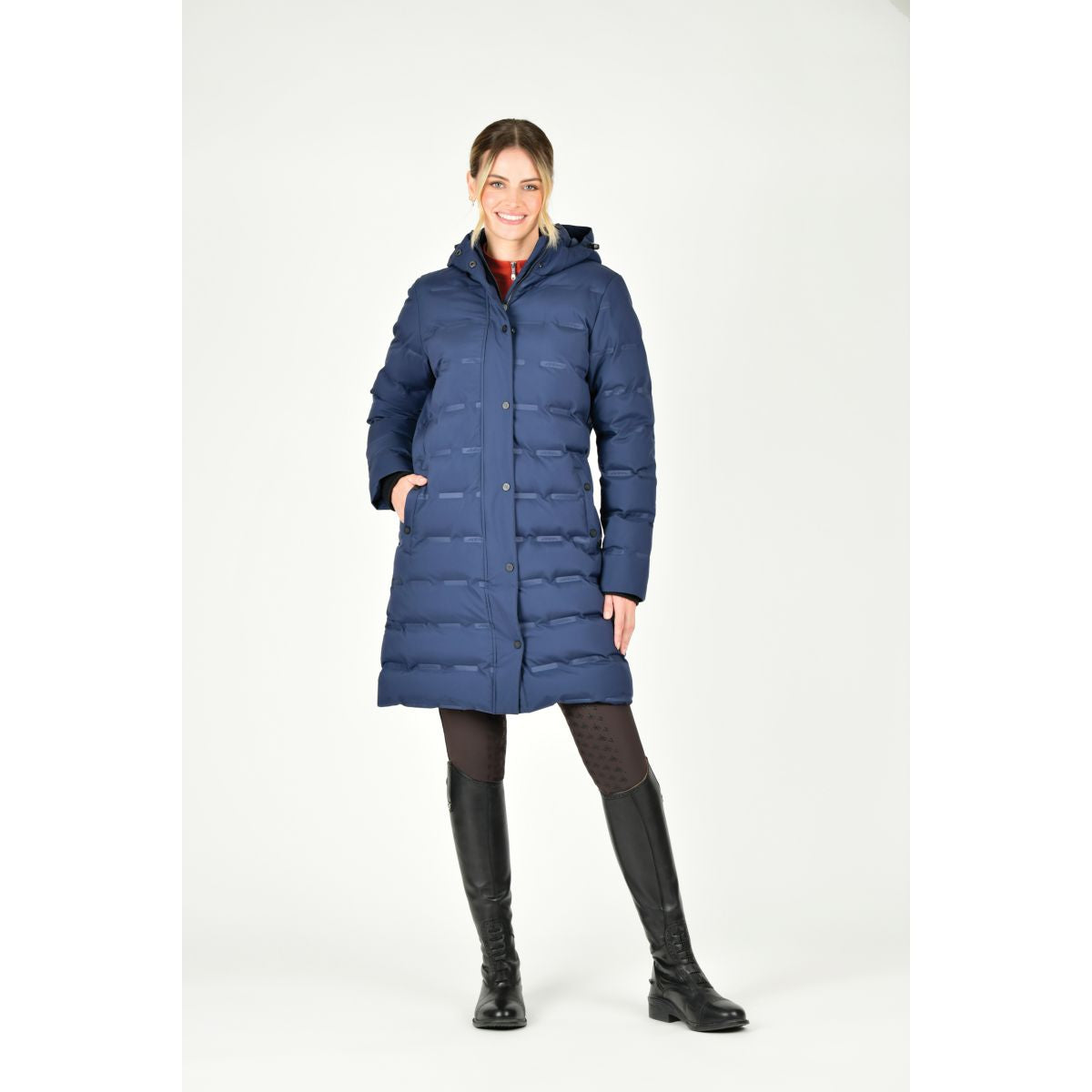 Weatherbeeta Giacca Helsinki Heat Seal Quilted Navy Iris