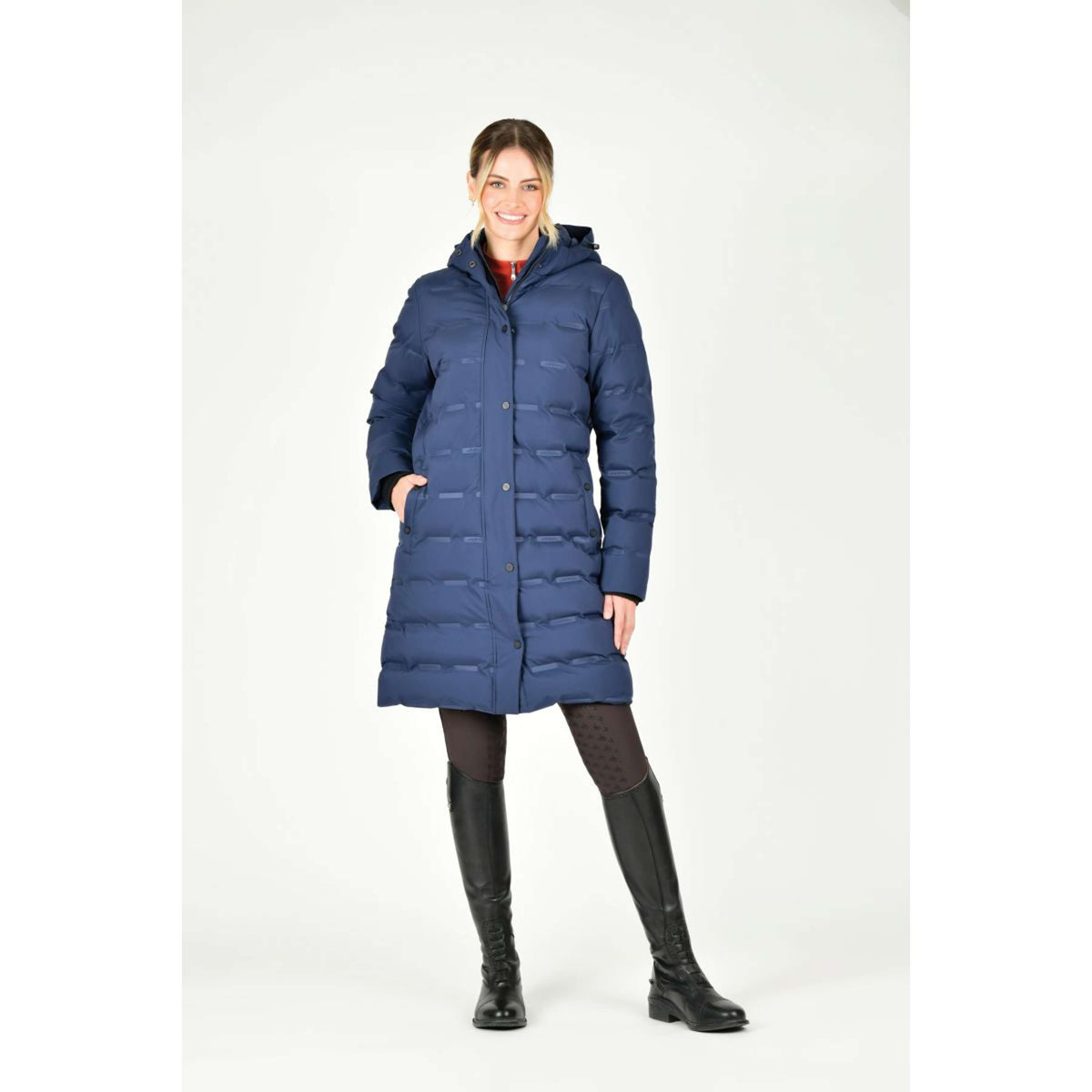 Weatherbeeta Giacca Helsinki Heat Seal Quilted Navy Iris
