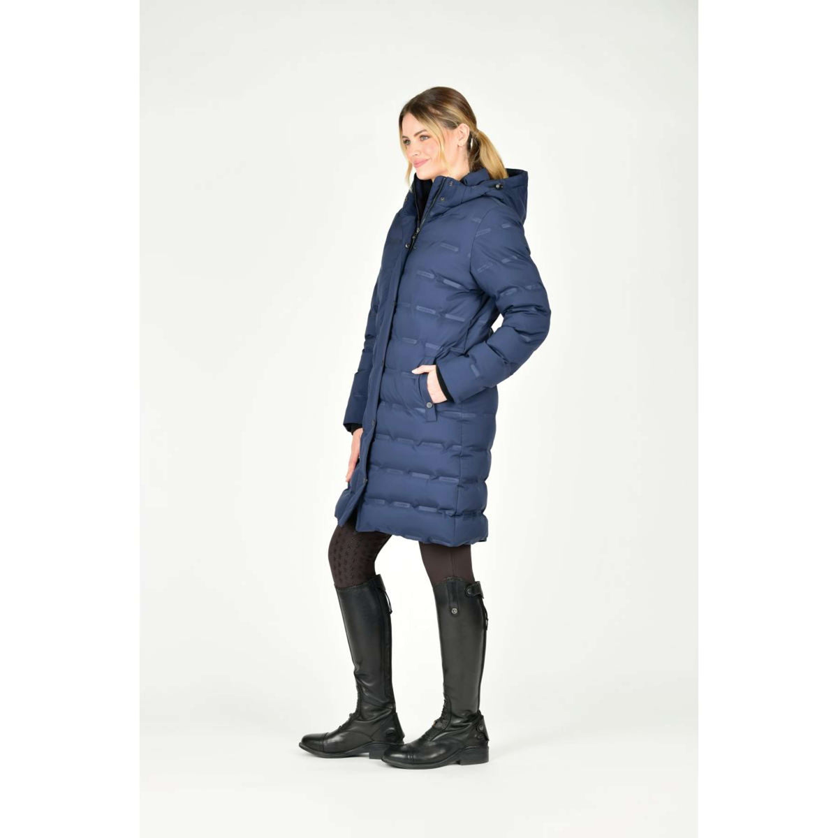Weatherbeeta Giacca Helsinki Heat Seal Quilted Navy Iris