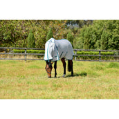 WeatherBeeta Coperta Antimosche ComFiTec Zephyr Plus Mesh Combo Neck Silver/Teal Green/Stone