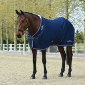 Weatherbeeta Coperta da esposizione Opulence Standard Neck Blu marino/bianco