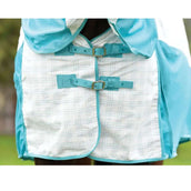 WeatherBeeta Cooler Cotton Airstream II Detach-A-Neck Bianco/menta