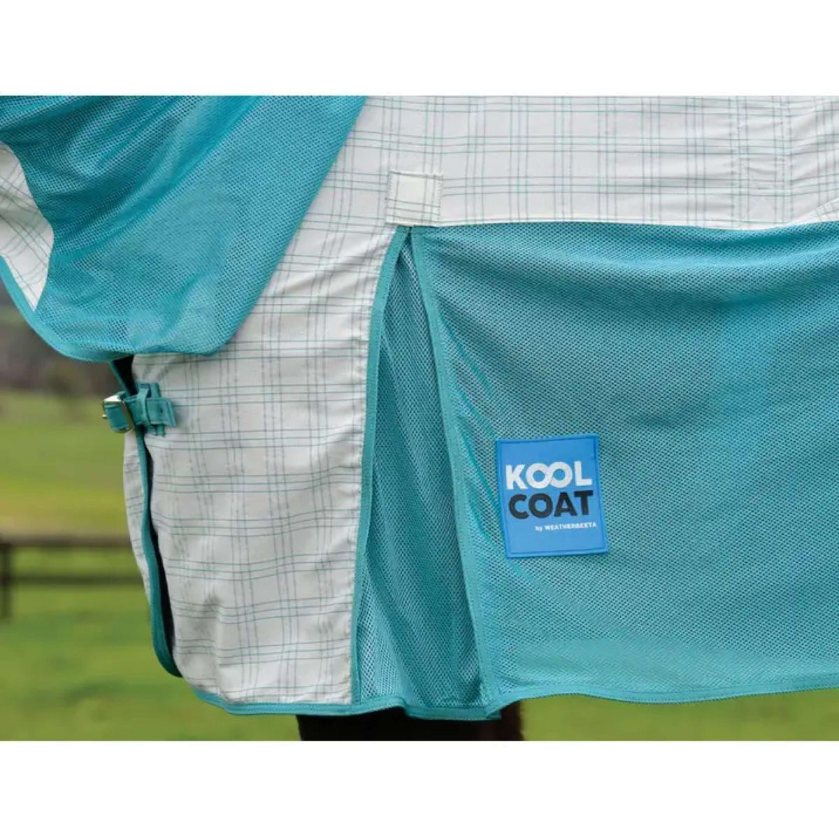 WeatherBeeta Cooler Cotton Airstream II Detach-A-Neck Bianco/menta