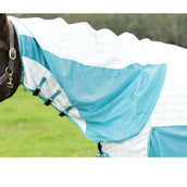 WeatherBeeta Cooler Cotton Airstream II Detach-A-Neck Bianco/menta