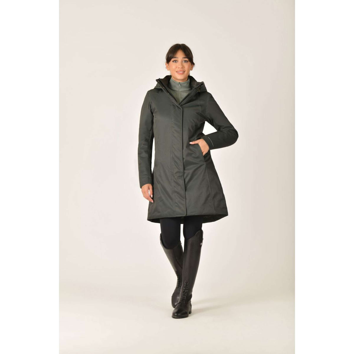WeatherBeeta Cappotto Lungo All Purpose Waterproof Midnight Green