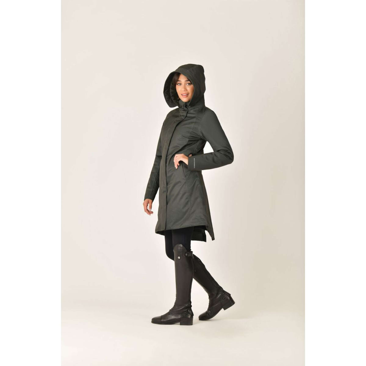 WeatherBeeta Cappotto Lungo All Purpose Waterproof Midnight Green
