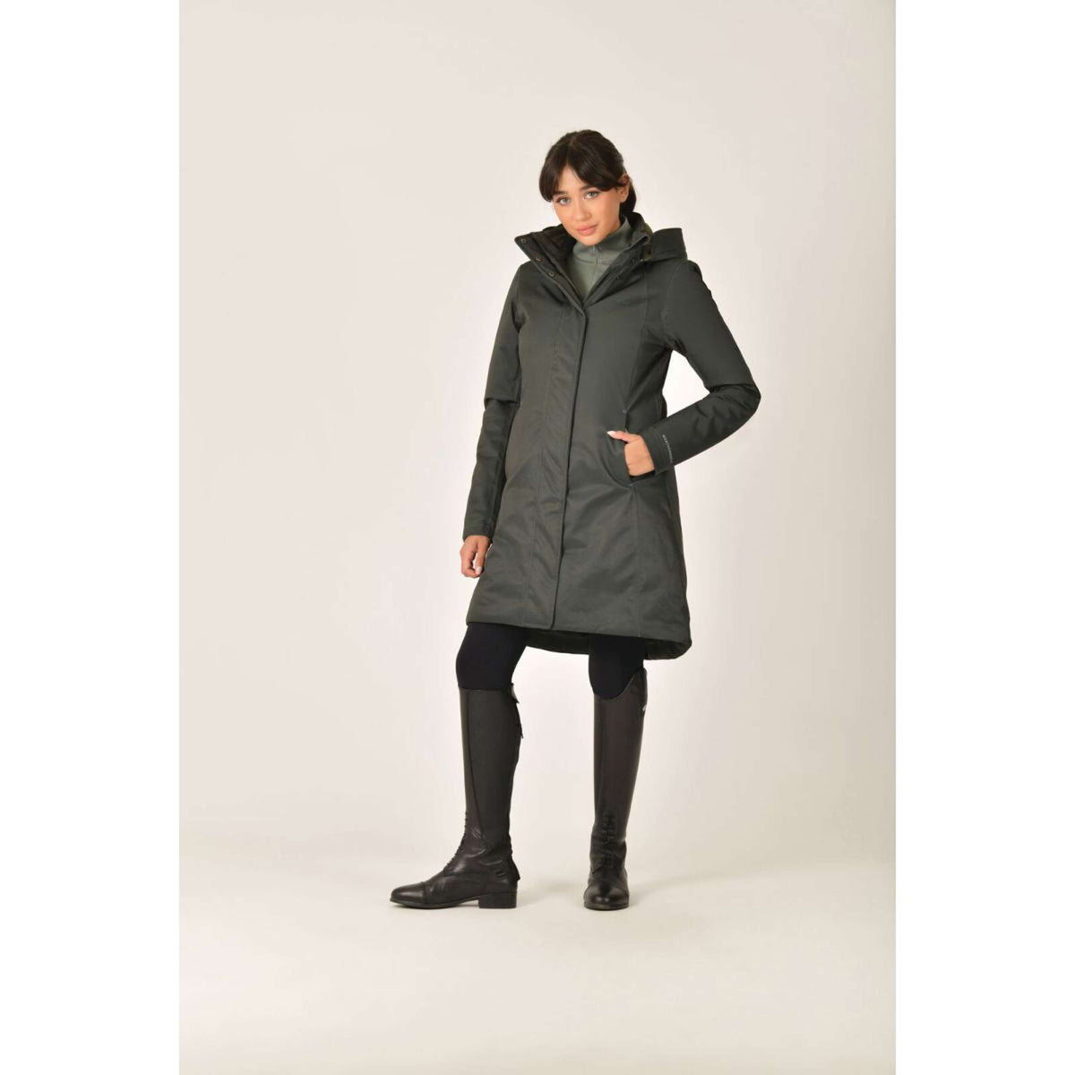 WeatherBeeta Cappotto Lungo All Purpose Waterproof Midnight Green