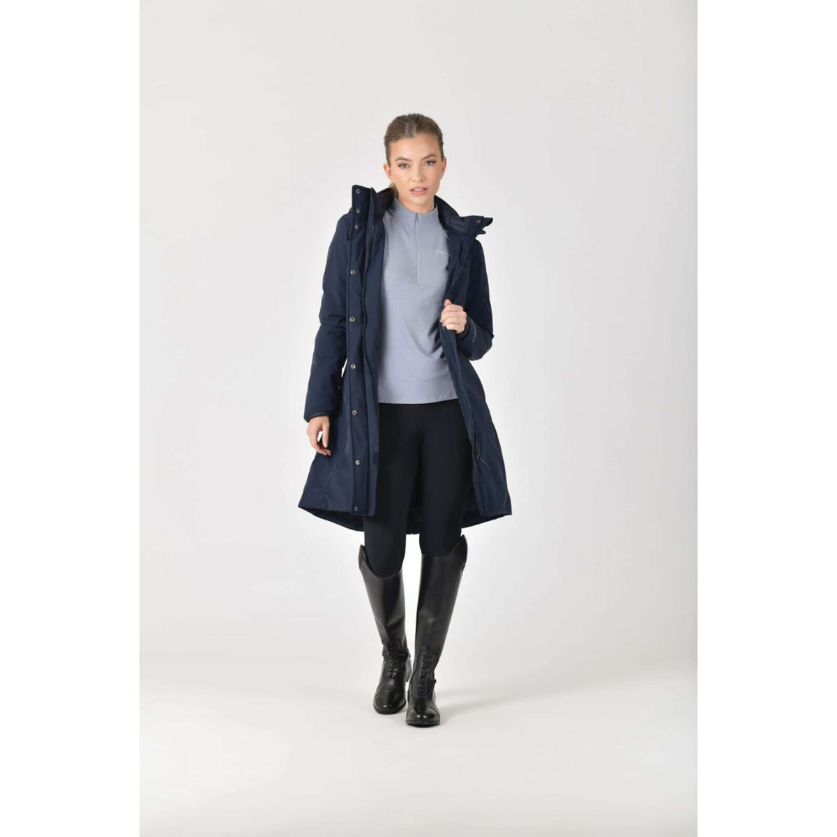 WeatherBeeta Cappotto Lungo All Purpose Waterproof Navy