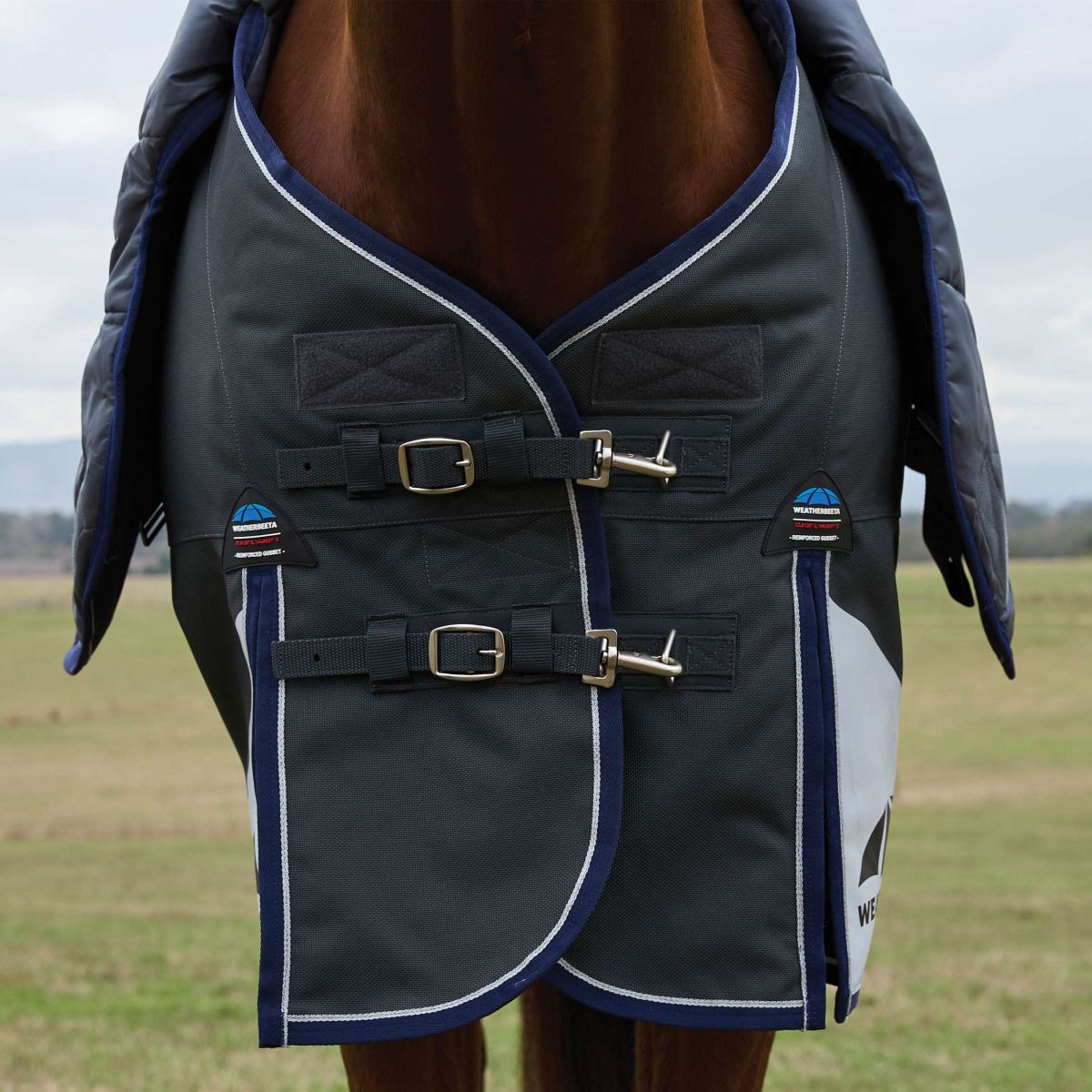 WeatherBeeta ComFiTec Ultra Turnout Detach-A-Neck 360g Carbone