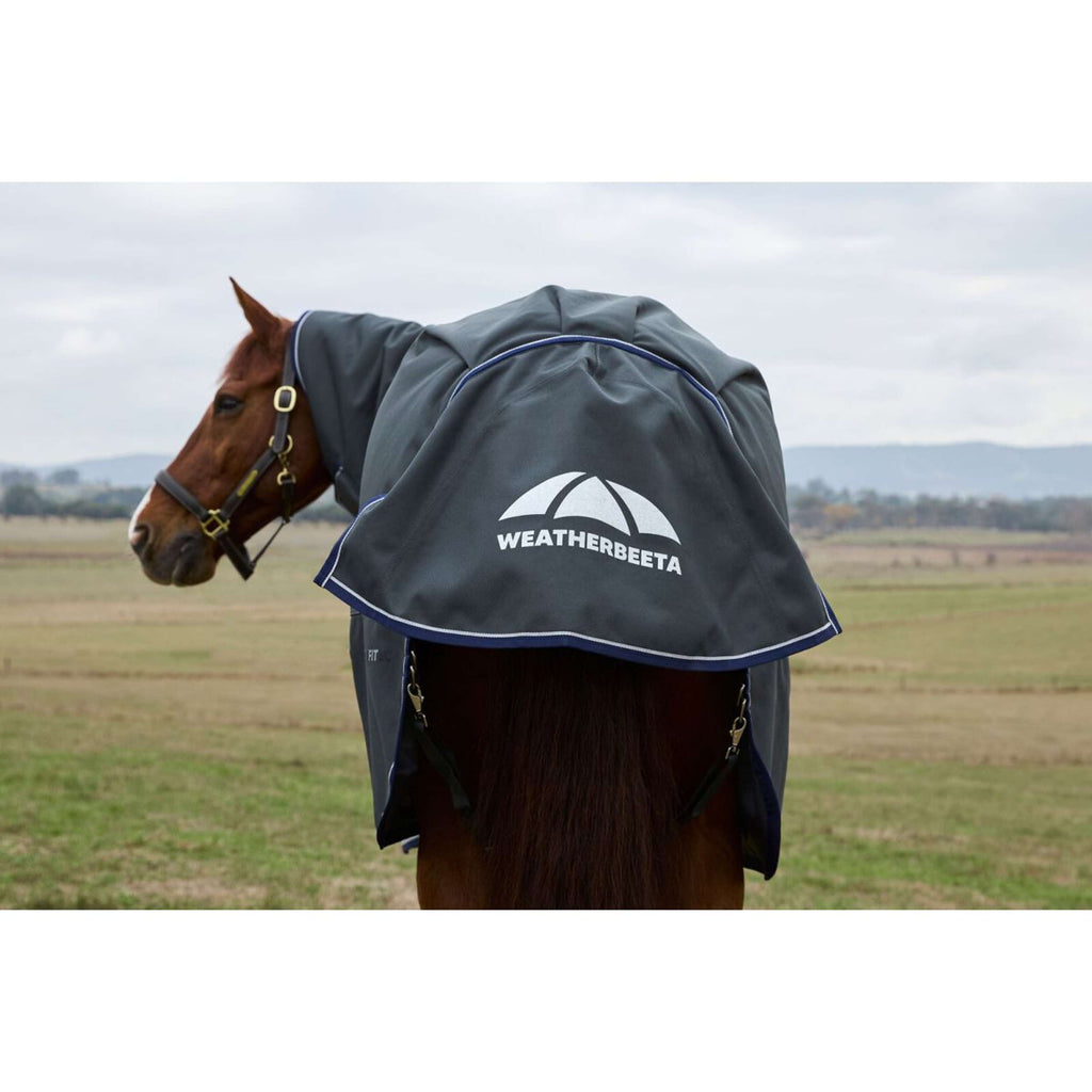 WeatherBeeta ComFiTec Ultra Turnout Detach-A-Neck 100g Carbone