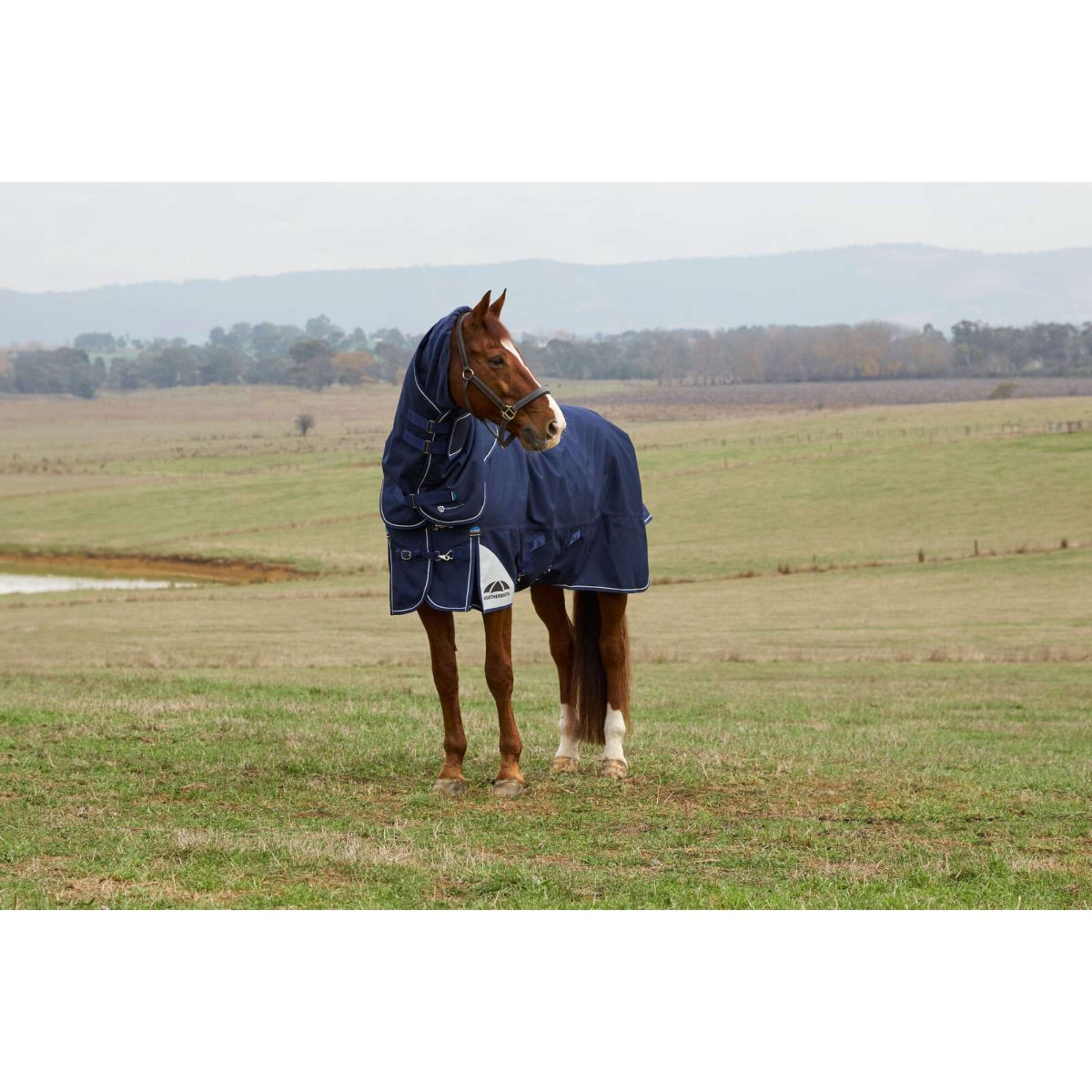 WeatherBeeta ComFiTec Ultra Turnout Detach-A-Neck 220 g Navy