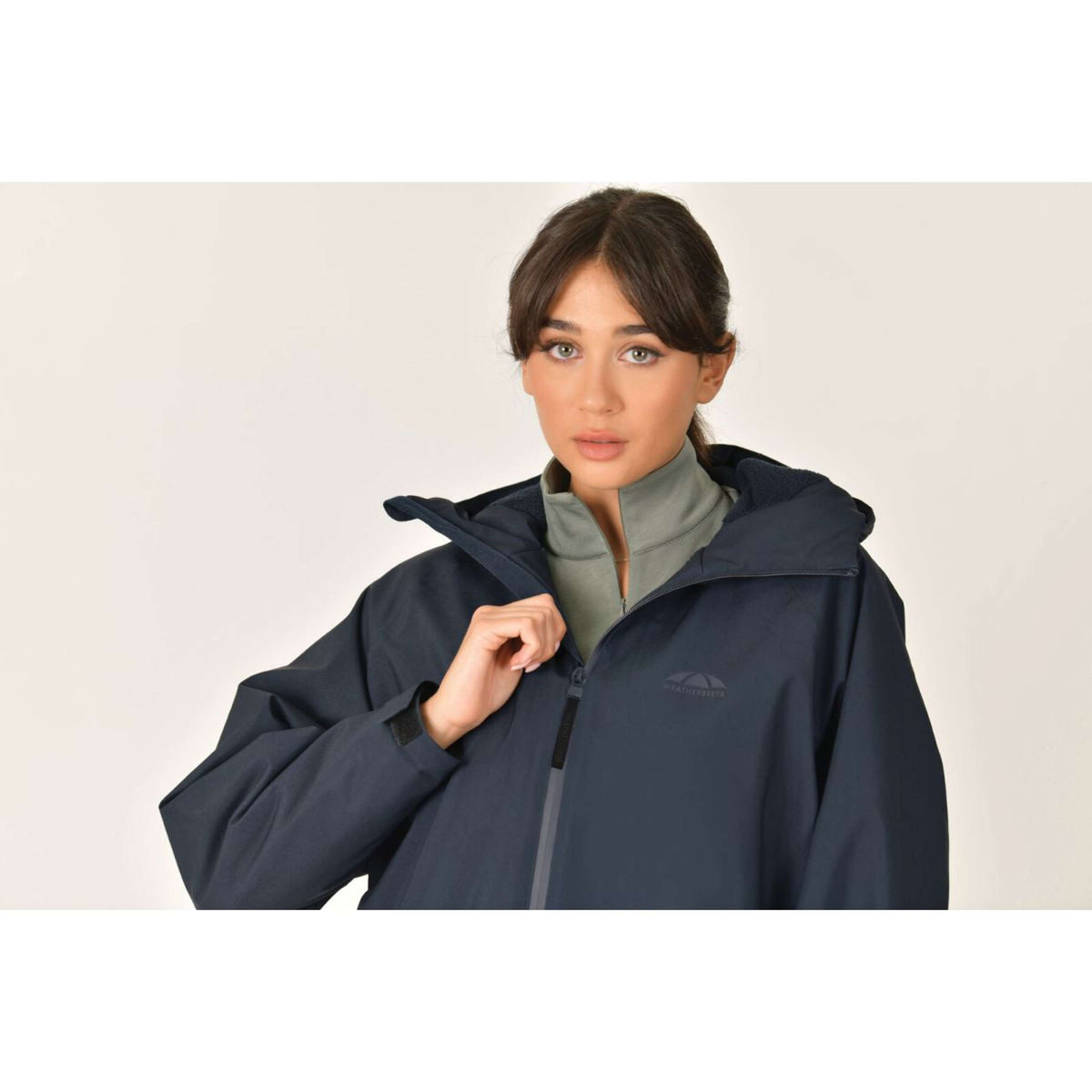 Weatherbeeta Cappotto Lungo All Weather Field Navy