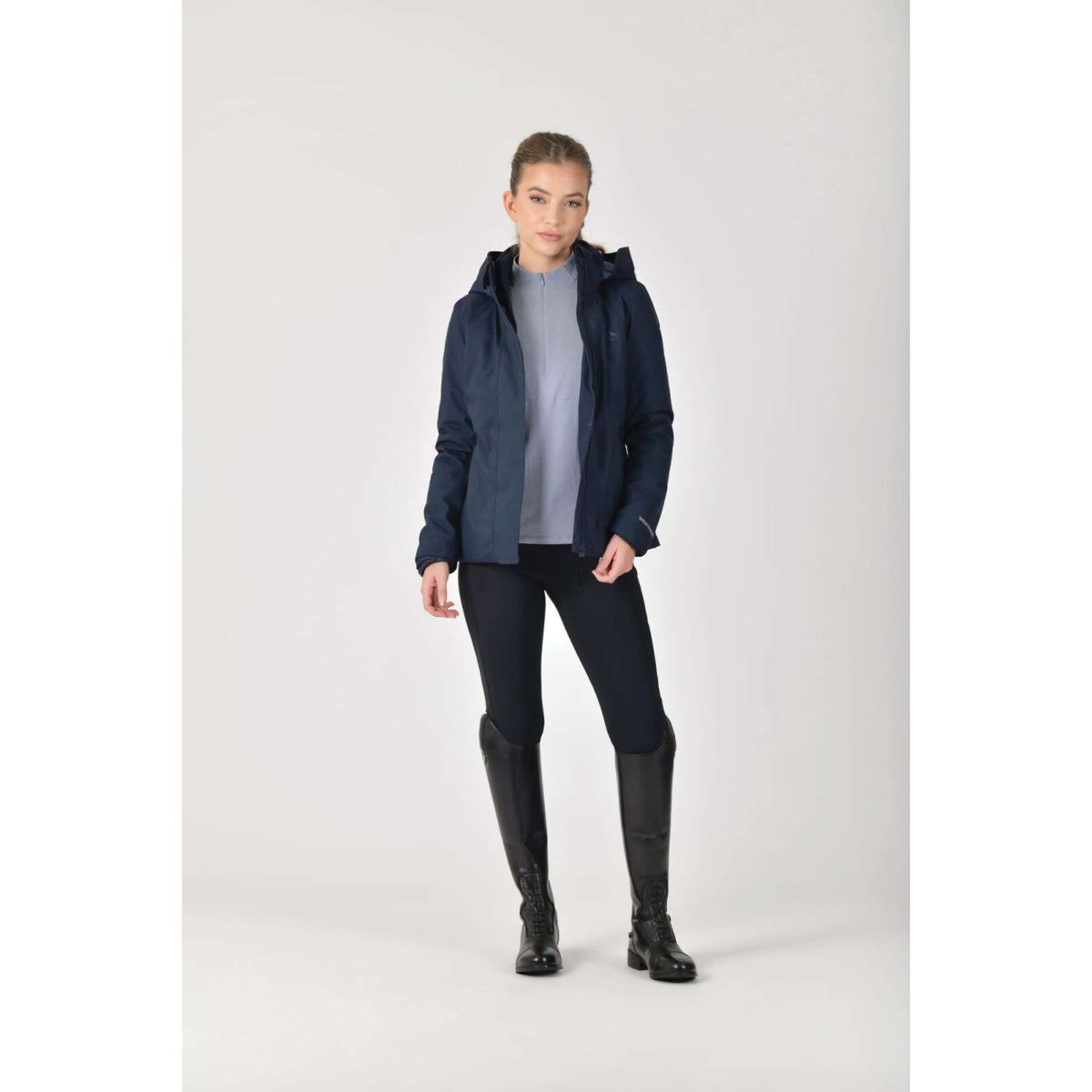 Weatherbeeta Giacca Protect High Neck Navy