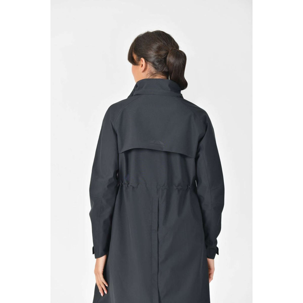 WeatherBeeta Cappotto Lungo Windbreaker Longline Nero