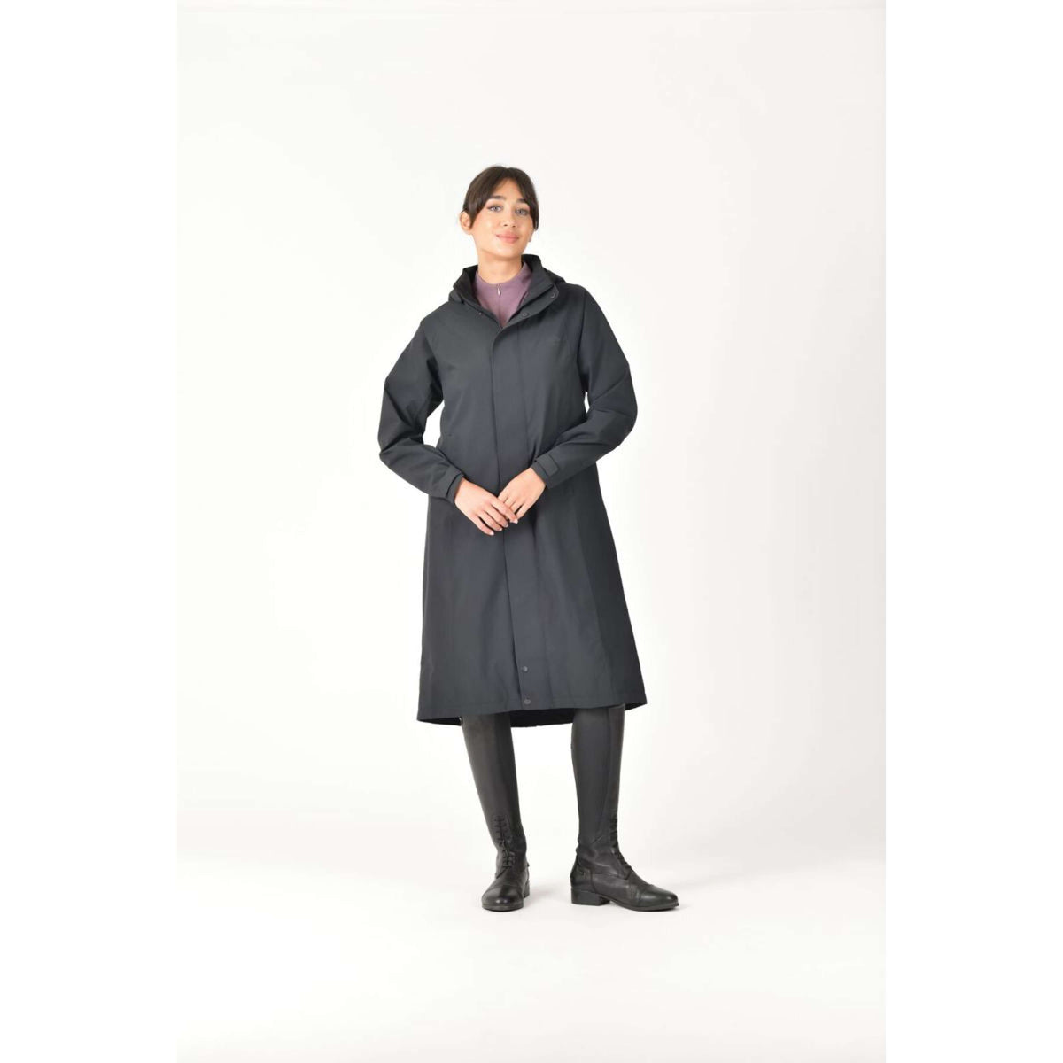 Weatherbeeta Cappotto Lungo Windbreaker Longline Nero
