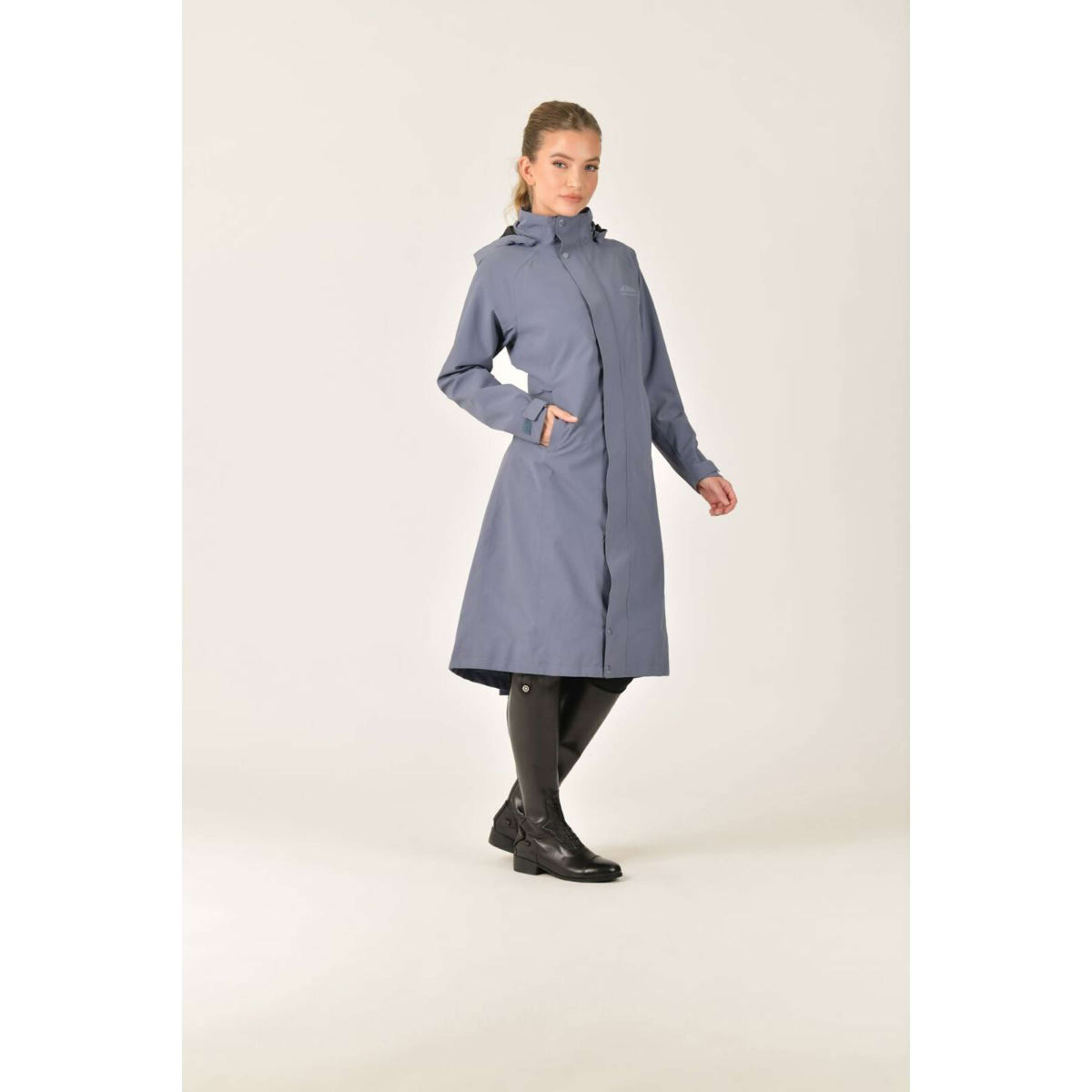 Weatherbeeta Cappotto Lungo Windbreaker Longline Slate Blue