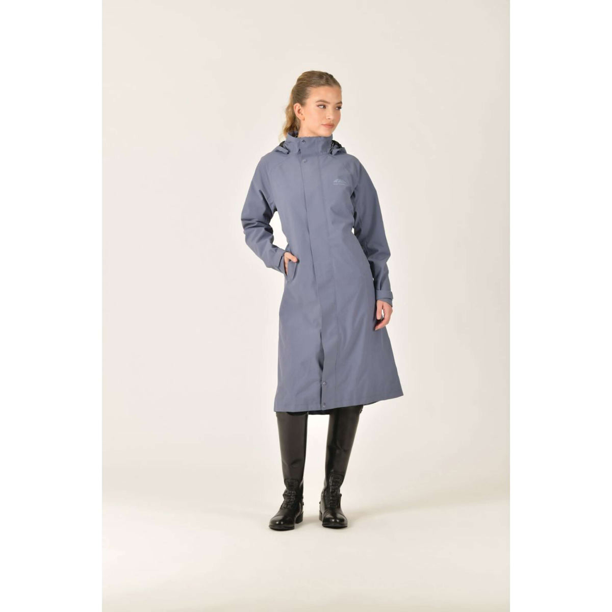 Weatherbeeta Cappotto Lungo Windbreaker Longline Slate Blue