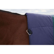 Weatherbeeta Comfitec Plus Dynamic Turnout High Neck 220 g Navy/Forest Green