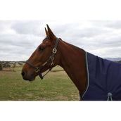 Weatherbeeta Comfitec Plus Dynamic Turnout High Neck 220 g Navy/Forest Green