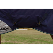Weatherbeeta Comfitec Plus Dynamic Turnout High Neck 220 g Navy/Forest Green