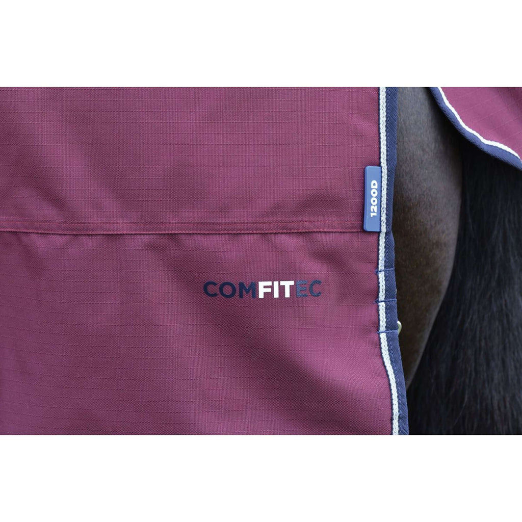 WeatherBeeta ComFiTec Essential Turnout Detach-A-Neck 220 g Borgogna/Marina
