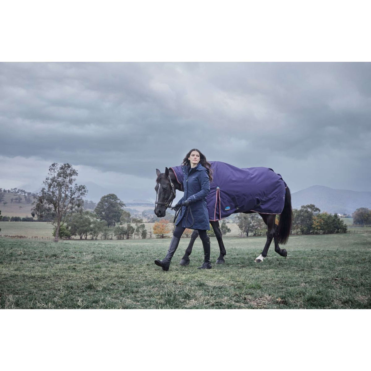 Weatherbeeta Comfitec Essential Turnout Combo 220 g Navy/Burgundy