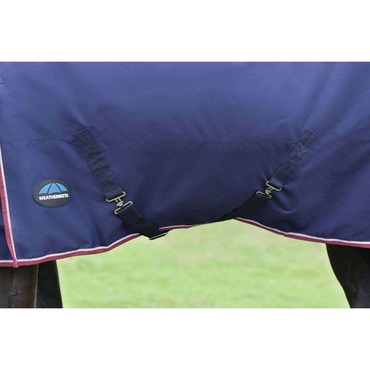 Weatherbeeta Comfitec Essential Turnout 0g Navy/Burgundy