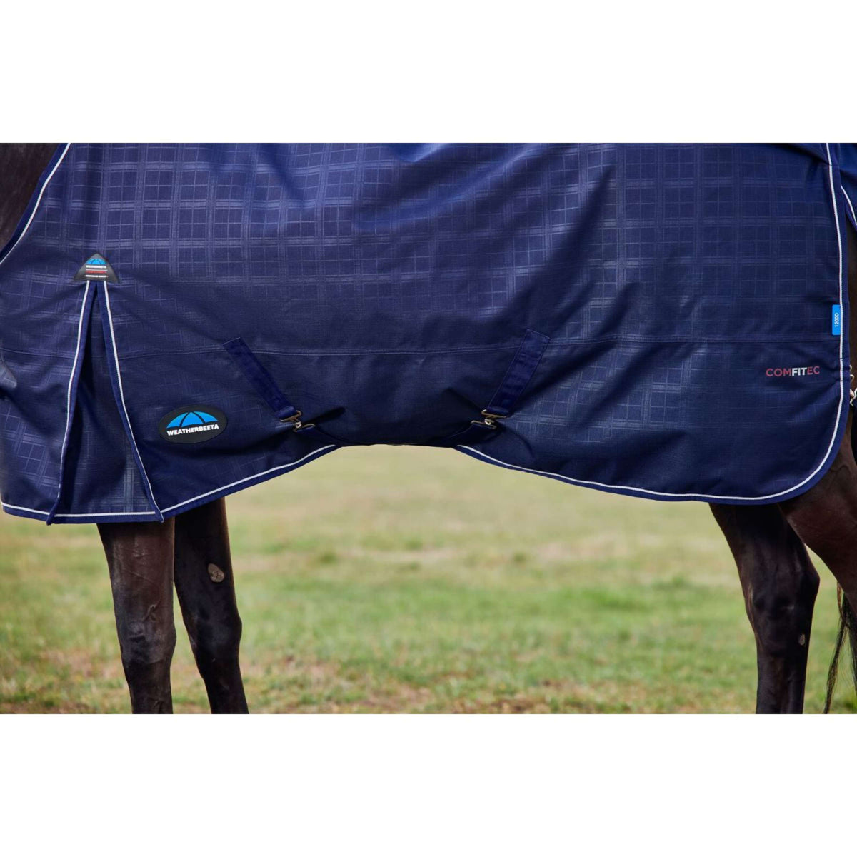 WeatherBeeta ComFiTec Prelim Turnout 220 g Navy Embossed Plaid